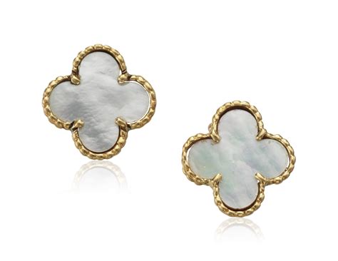 van cleef and arpels earrings replica|van cleef earrings vintage alhambra.